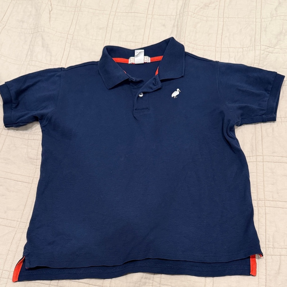 The Beaufort Bonnet Company Navy Polo 100% Pima cotton